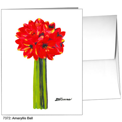 Amaryllis Ball, Greeting Card (7372)