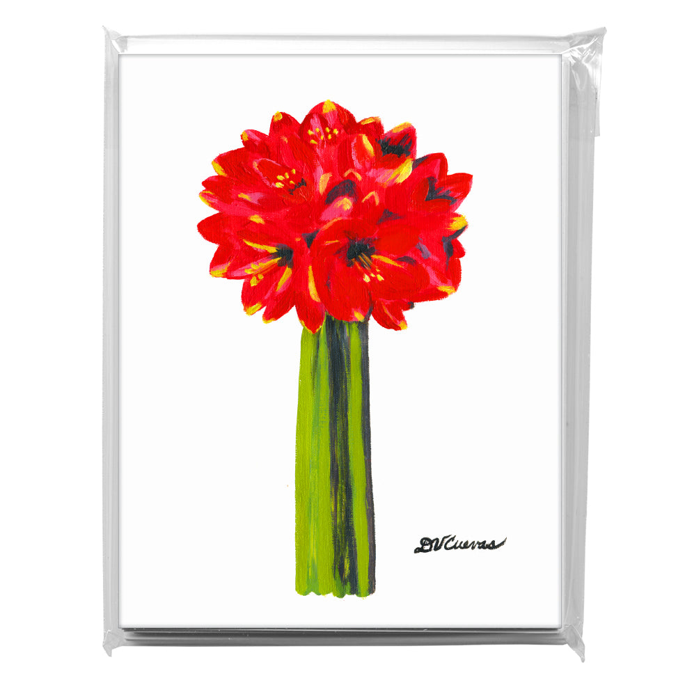 Amaryllis Ball, Greeting Card (7372)