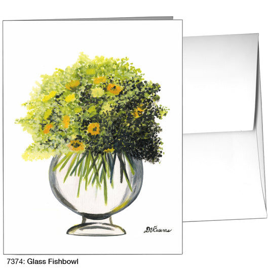 Glass Fishbowl, Greeting Card (7374)