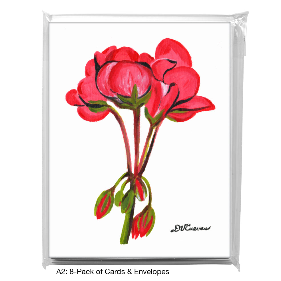 Geranium, Greeting Card (7375)