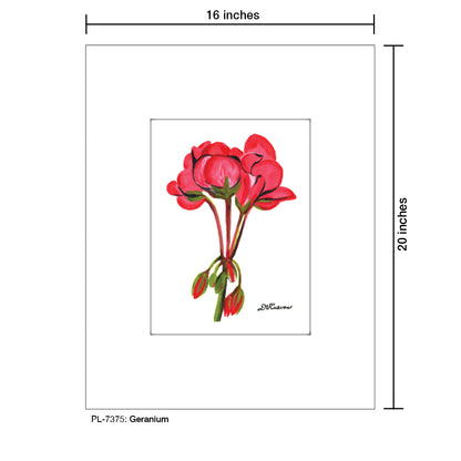 Geranium, Print (#7375)