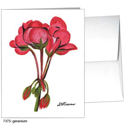 Geranium, Greeting Card (7375)