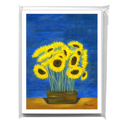 Bunch Of Sunflowers, Greeting Card (7376A)