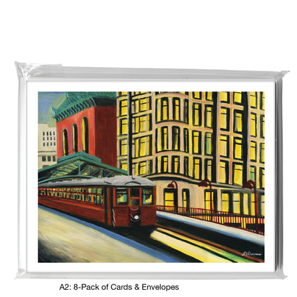 Library 1, Chicago, Greeting Card (7378)