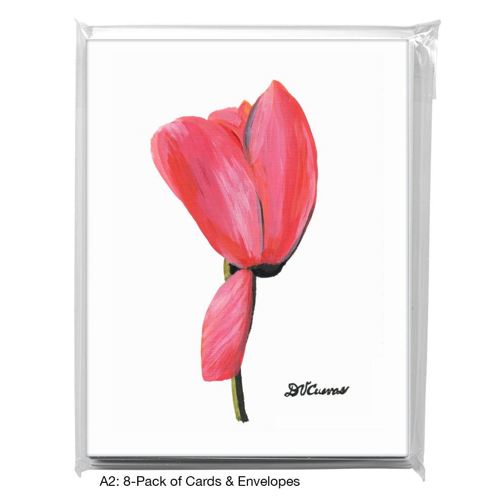 Florist's Cyclamen, Greeting Card (7384)