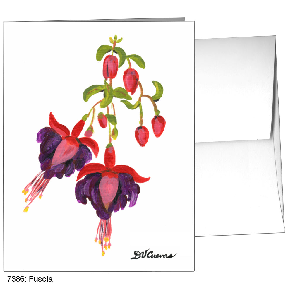 Fuscia, Greeting Card (7386)