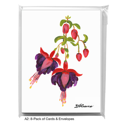 Fuscia, Greeting Card (7386)