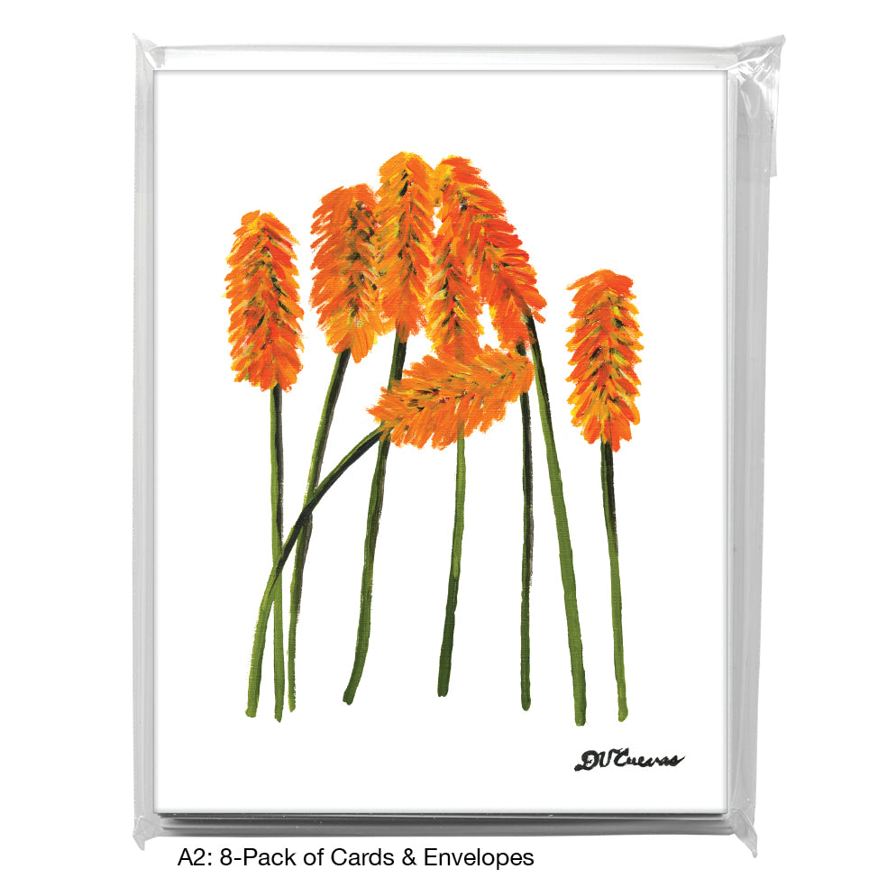 Torch Lilies, Greeting Card (7388)