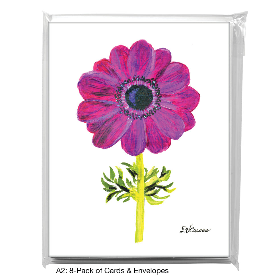 Mauve Anemone, Greeting Card (7396)