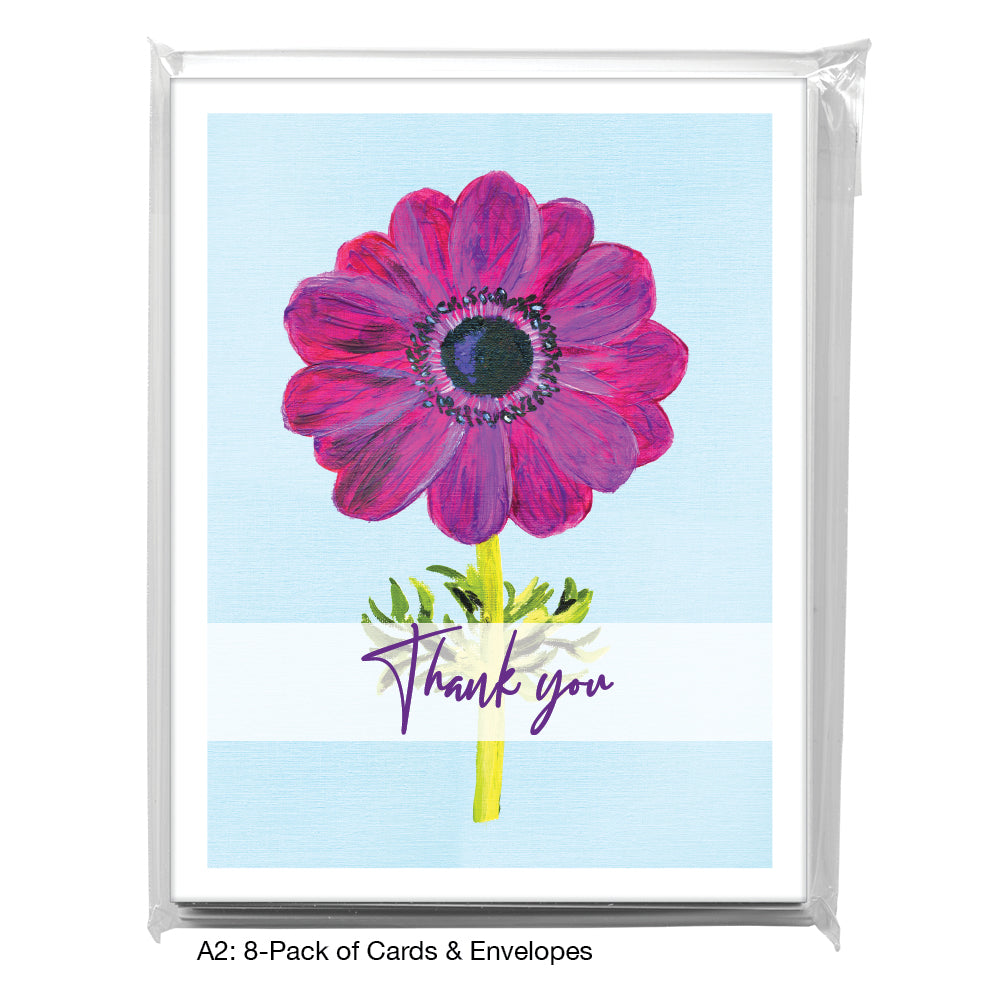 Mauve Anemone, Greeting Card (7396G)