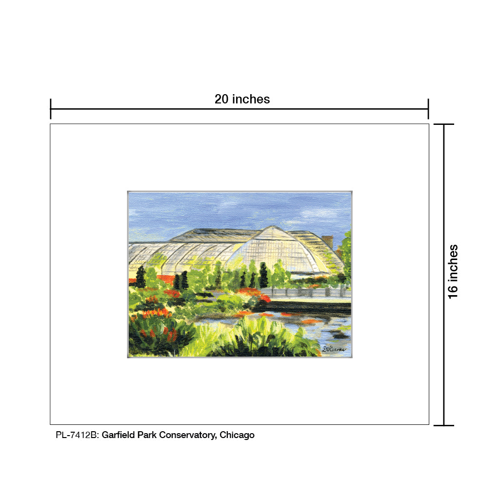 Garfield Park Conservatory, Chicago, Print (#7412B)