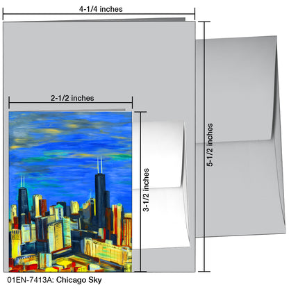 Chicago Sky, Greeting Card (7413A)