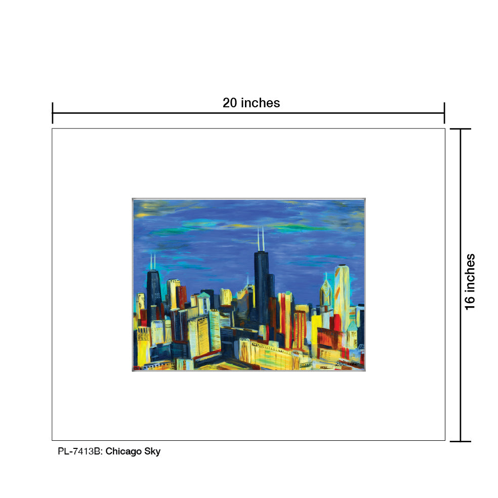 Chicago Sky, Print (#7413B)