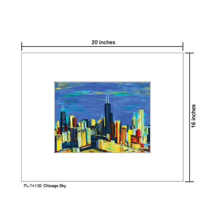 Chicago Sky, Print (#7413B)