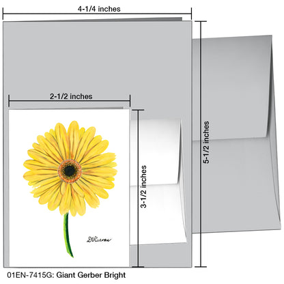 Giant Gerber Bright, Greeting Card (7415G)