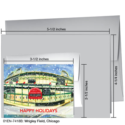 Wrigley Field, Chicago, Greeting Card (7418B)