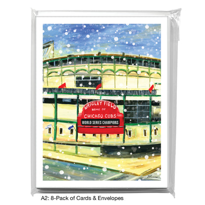 Wrigley Field, Chicago, Greeting Card (7418G)