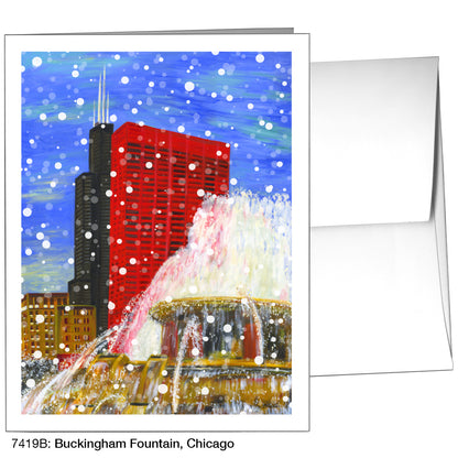 Buckingham Fountain, Chicago, Greeting Card (7419B)