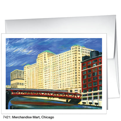 Merchandise Mart, Chicago, Greeting Card (7421)