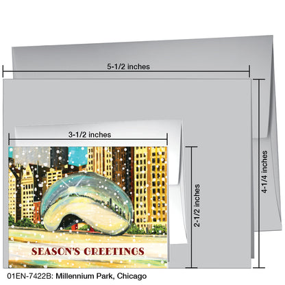 Millennium Park, Chicago, Greeting Card (7422B)