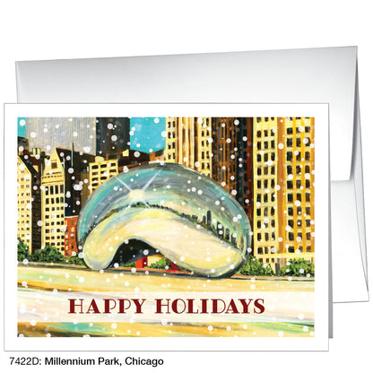 Millennium Park, Chicago, Greeting Card (7422D)