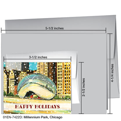 Millennium Park, Chicago, Greeting Card (7422D)