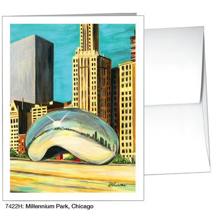 Millennium Park, Chicago, Greeting Card (7422H)