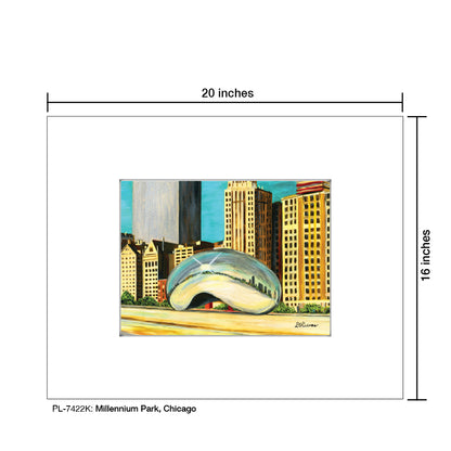 Millennium Park, Chicago, Print (#7422K)