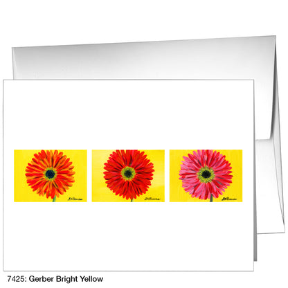 Gerber Bright Yellow, Greeting Card (7425)