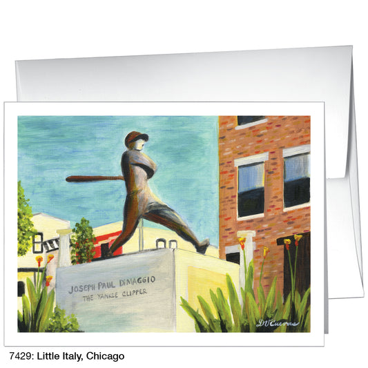 Little Italy, Chicago, Greeting Card (7429)