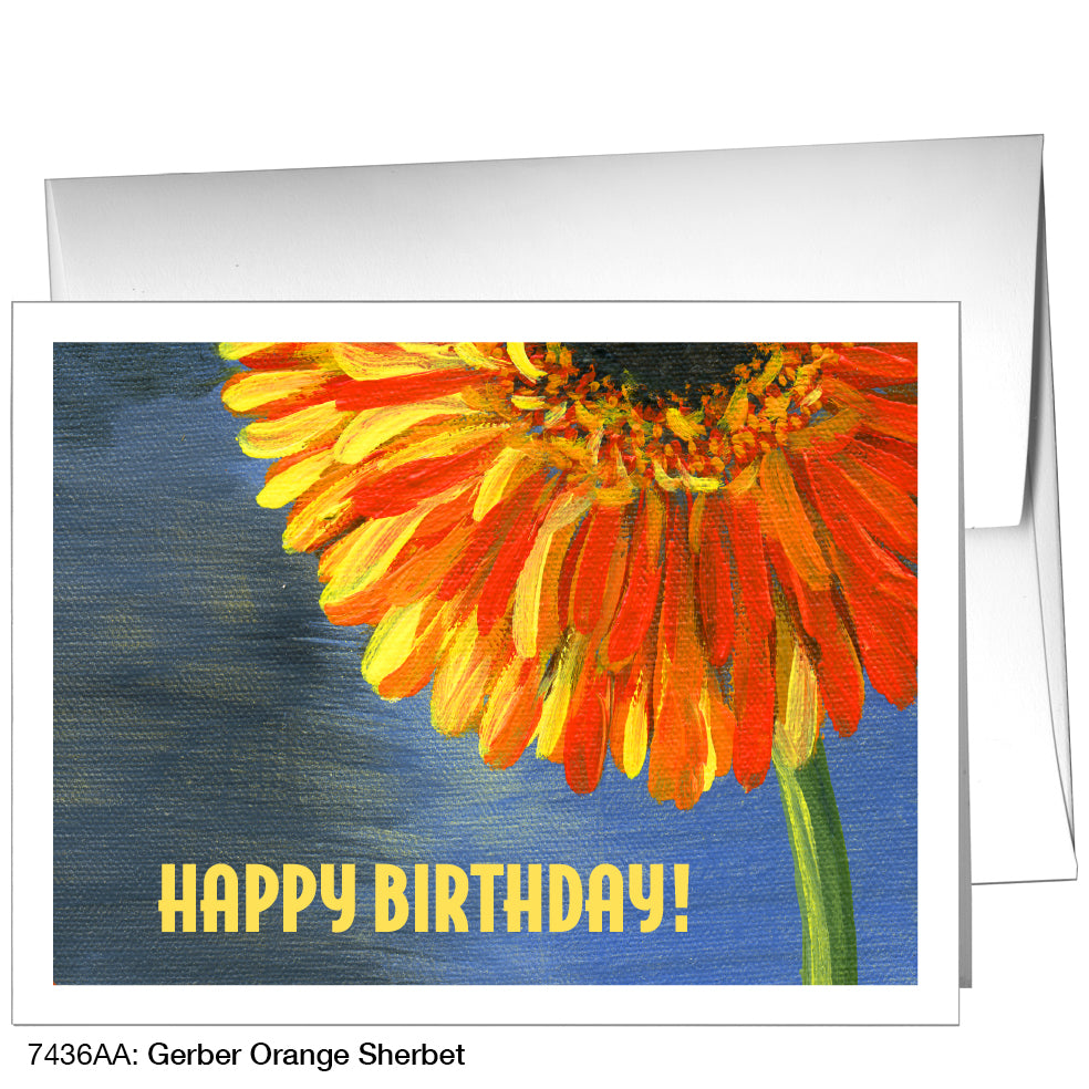 Gerber Orange Sherbet, Greeting Card (7436AA)