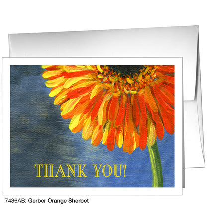 Gerber Orange Sherbet, Greeting Card (7436AB)