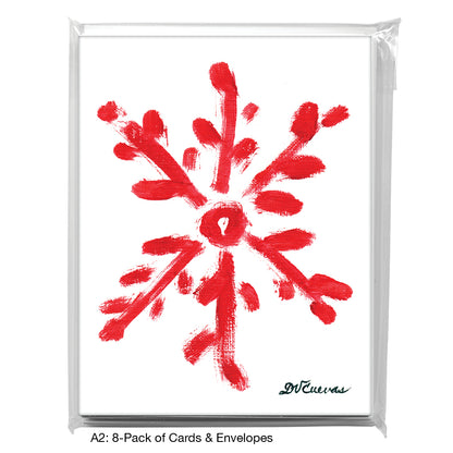 Snowflake Trio 1, Greeting Card (7439)