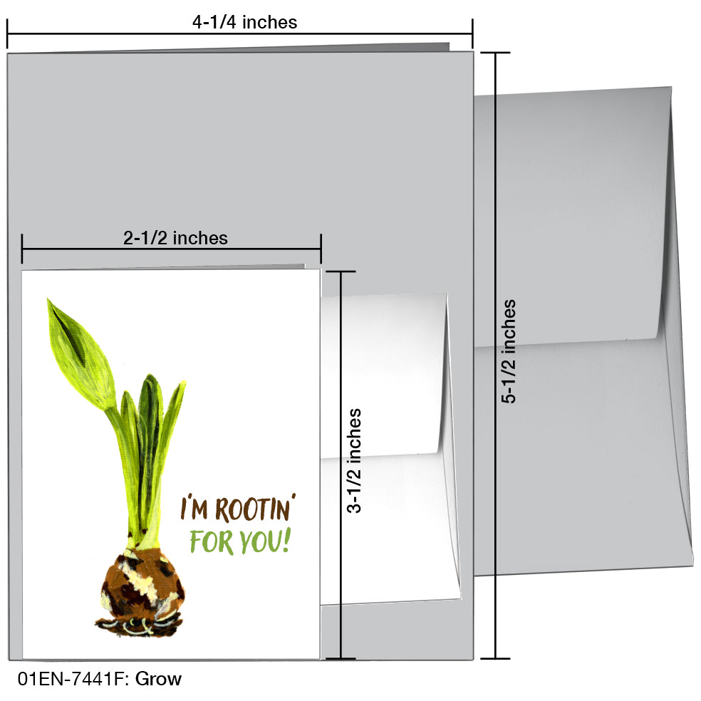 Grow, Greeting Card (7441F)