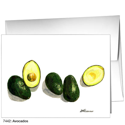 Avocados, Greeting Card (7442)