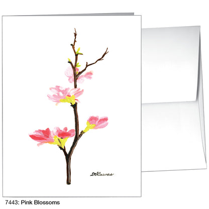 Pink Blossoms, Greeting Card (7443)