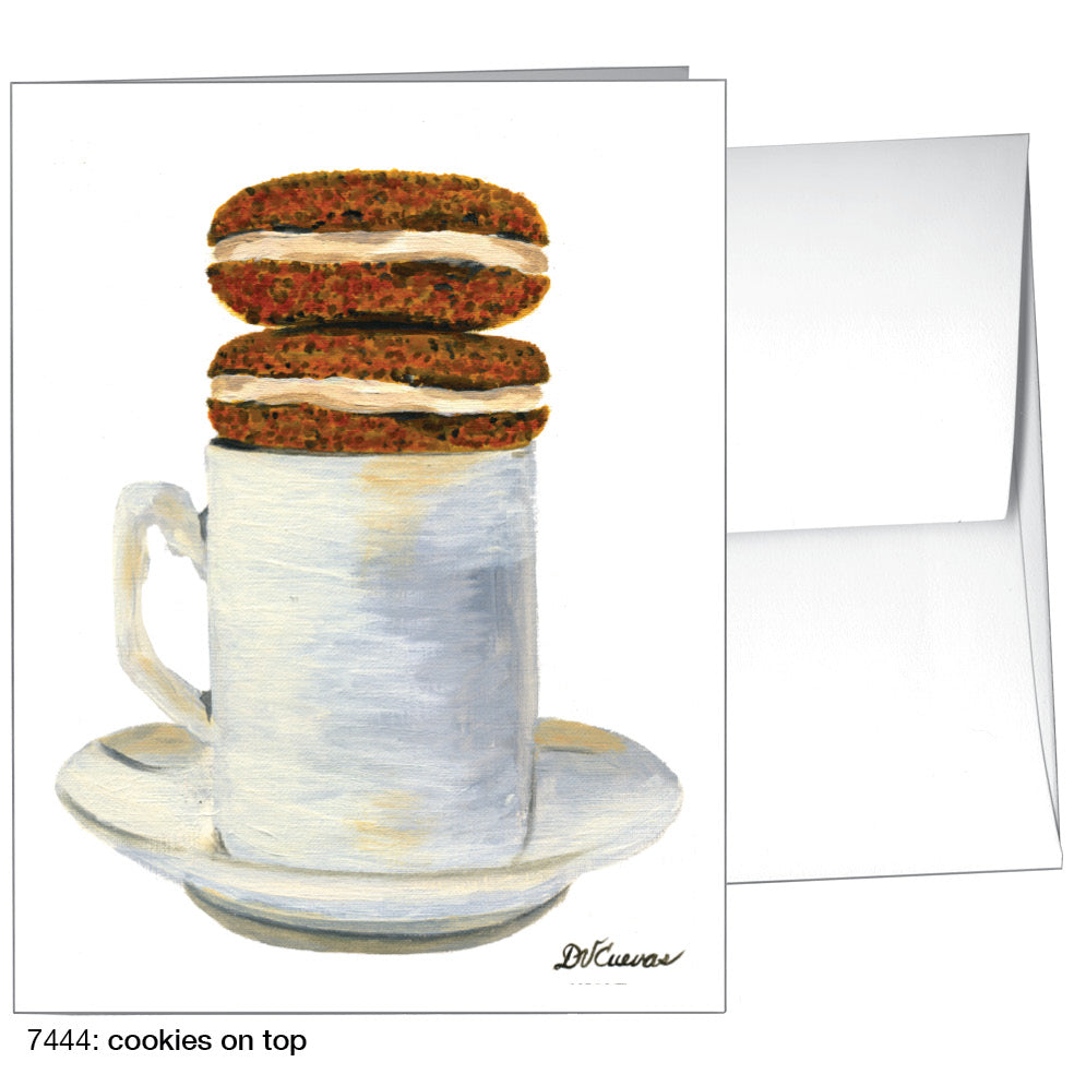 Cookies On Top, Greeting Card (7444)