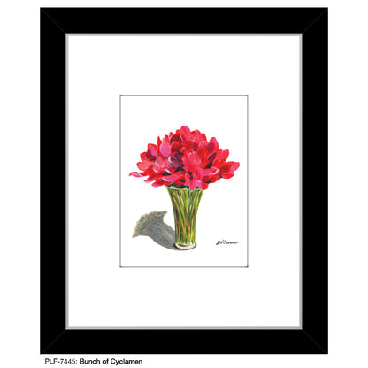 Bunch Of Cyclamen, Print (#7445)