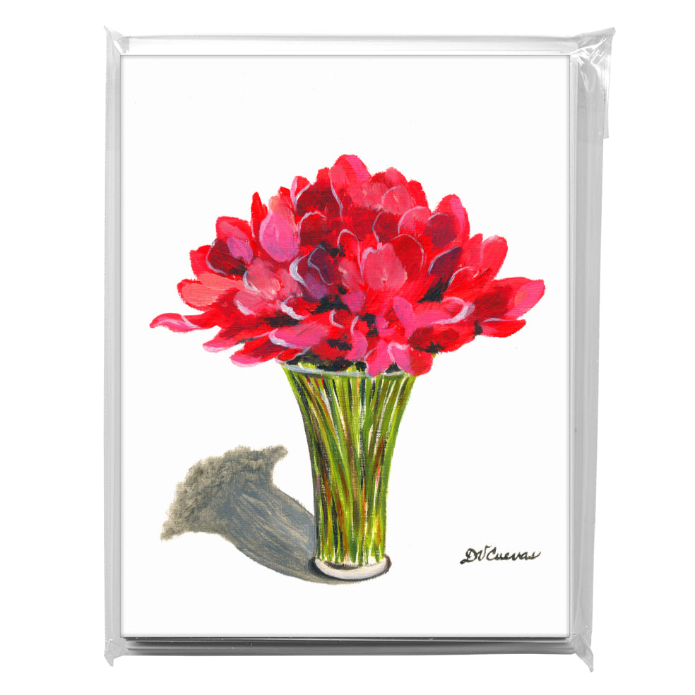 Bunch Of Cyclamen, Greeting Card (7445)