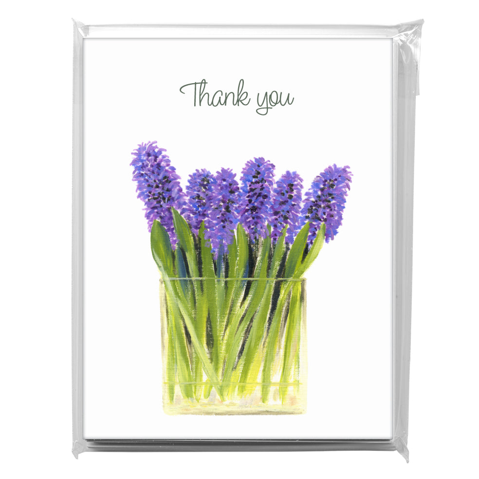 Bunch Of Hyacinths, Greeting Card (7449B)