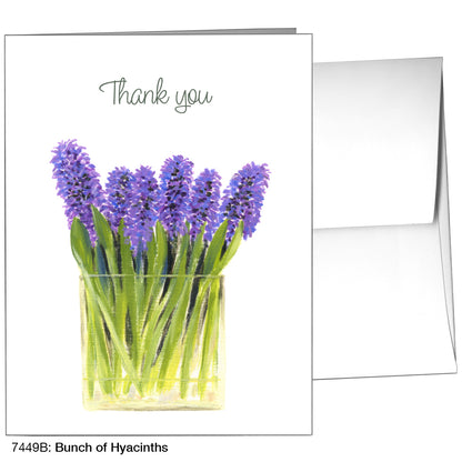 Bunch Of Hyacinths, Greeting Card (7449B)