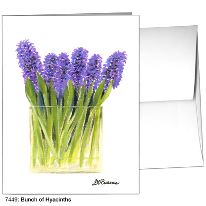 Bunch Of Hyacinths, Greeting Card (7449)