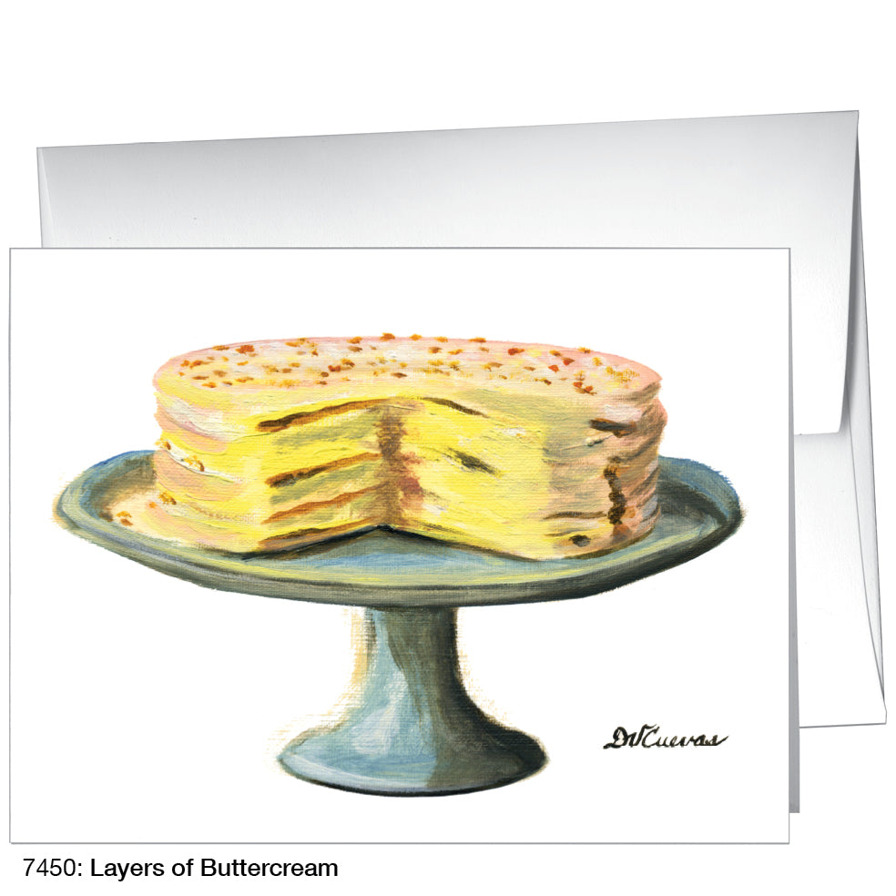 Layers Of Buttercream, Greeting Card (7450)