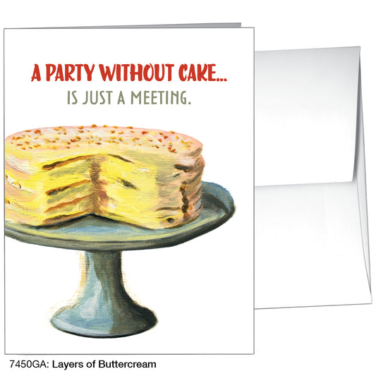 Layers Of Buttercream, Greeting Card (7450GA)