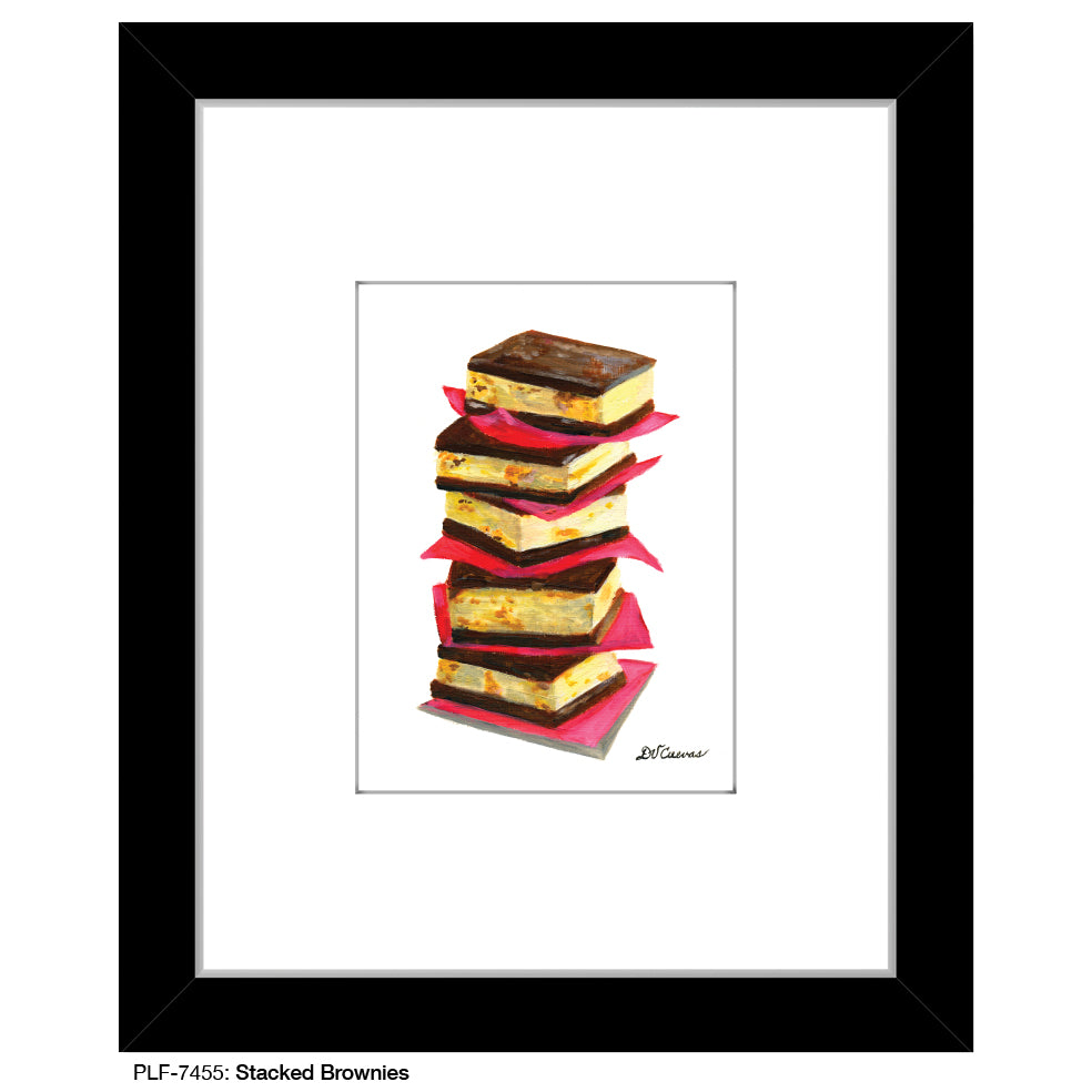 Stacked Brownies, Print (#7455)