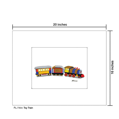 Toy Train, Print (#7464)