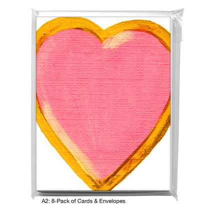 Heart Bubble Gum, Greeting Card (7471C)