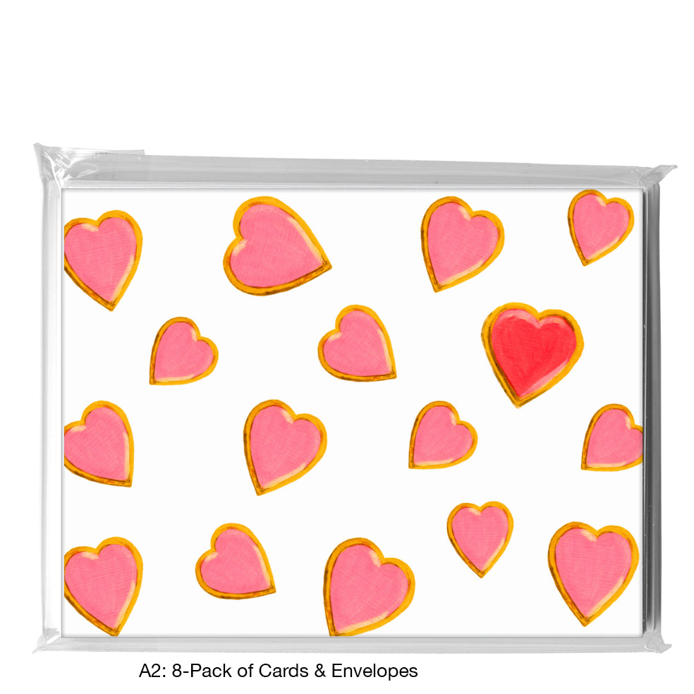 Heart Bubble Gum, Greeting Card (7471H)