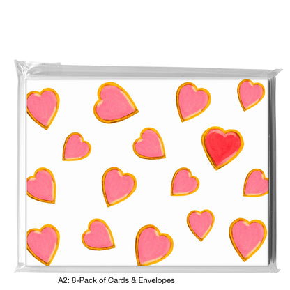 Heart Bubble Gum, Greeting Card (7471H)