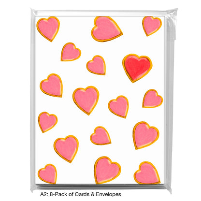 Heart Bubble Gum, Greeting Card (7471N)